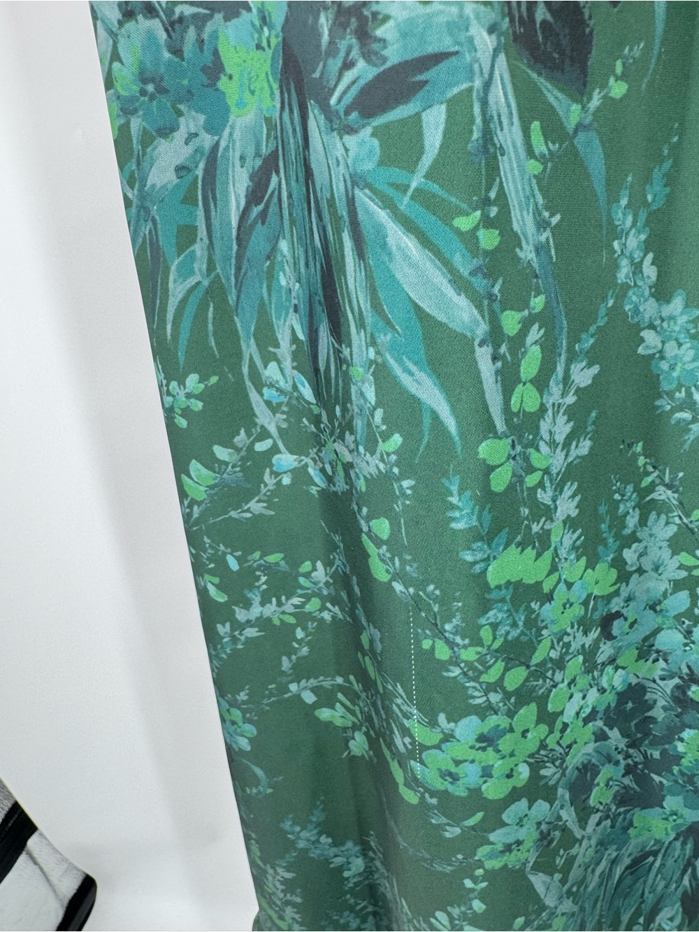 Sachin + Babi Emerald Green Floral Maxi Dress with Flutter Sleeves - Picture 7 of 13